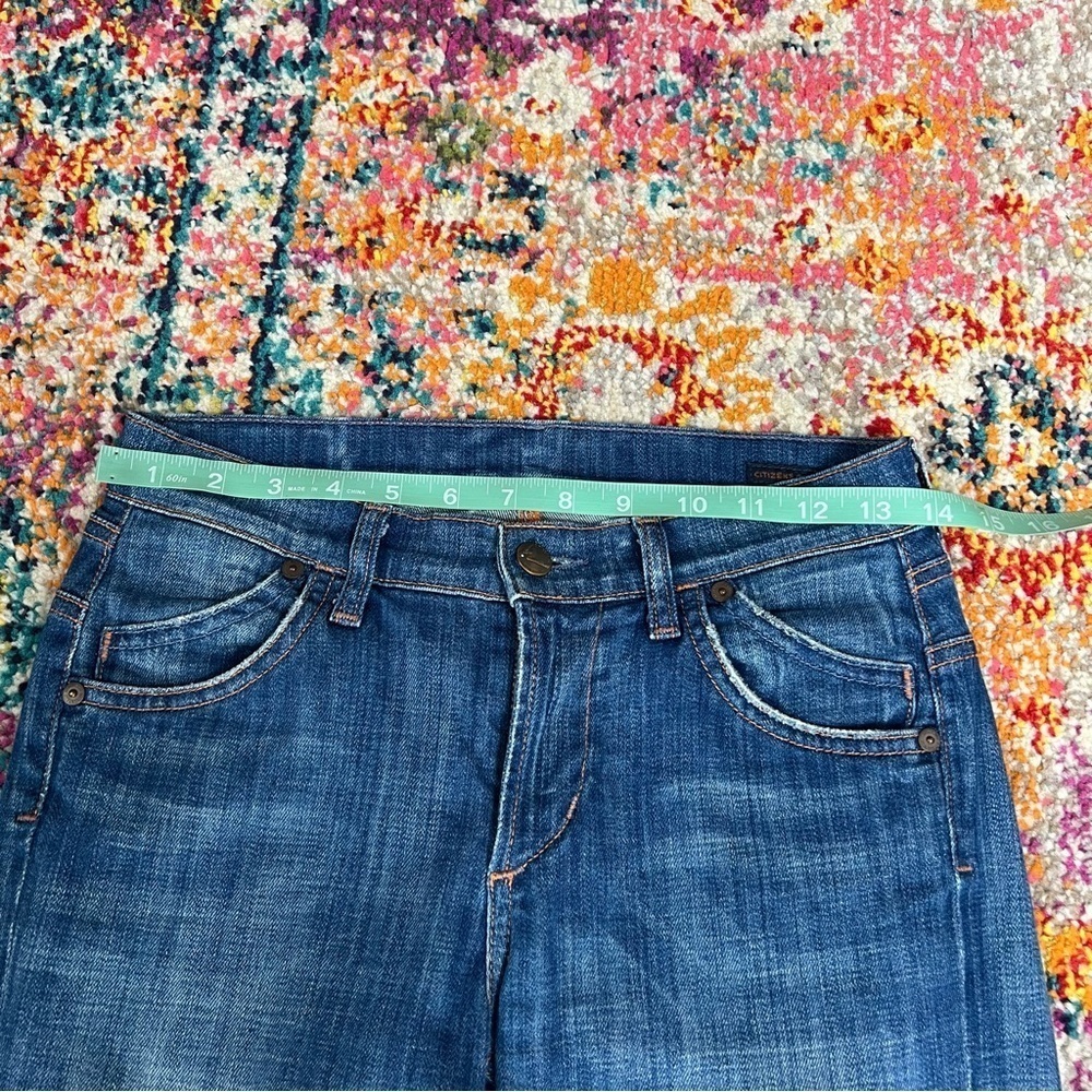 Citizens of Humanity Bootcut Jeans Stretch Low Rise Whiskered USA Made Women 26 - Picture 12 of 14
